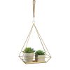 HANGING PLANT HOLDER WITH RECTANGLE BASE